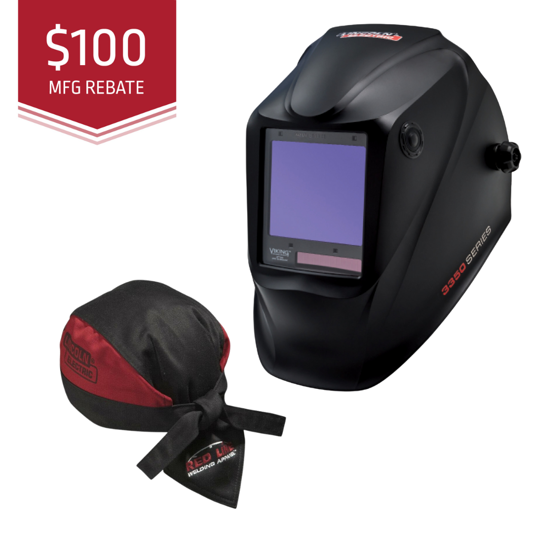 Lincoln Viking 3350 Black Welding Helmet K3034-4 – Arc Solutions, LLC