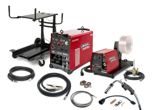 Lincoln Electric Flextec® 650X Multi-Process Welder w/ CrossLinc™ / LF-74 Ready-Pak®, K3512-1