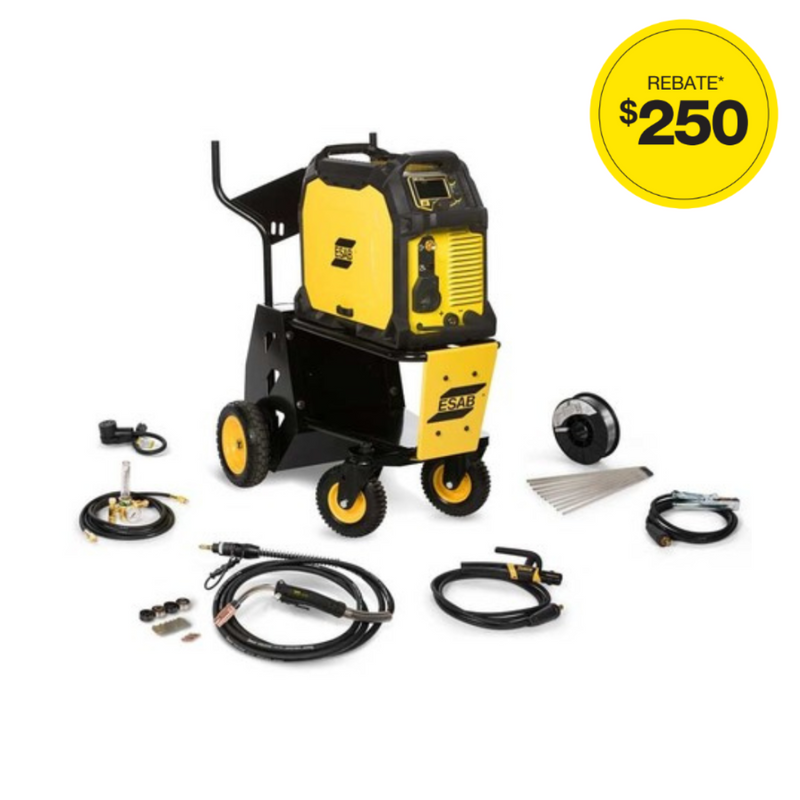 ESAB Rebel EMP 285ic Multi-Process Welder, 120/230 Volt, Single Phase, with Cart | 0558102555