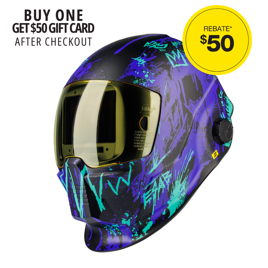 auto darkening motorcycle helmet ESAB Sentinel A60 Havoc Welding Custom Frigibar chill plate Now measures 3.86” x SIZE:2X features_performance