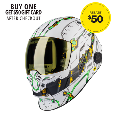 dot steampunk motorcycle helmet BADASS Stealth Smallest Certified Clear Style Lincoln Electric VIKING 3350 ADV