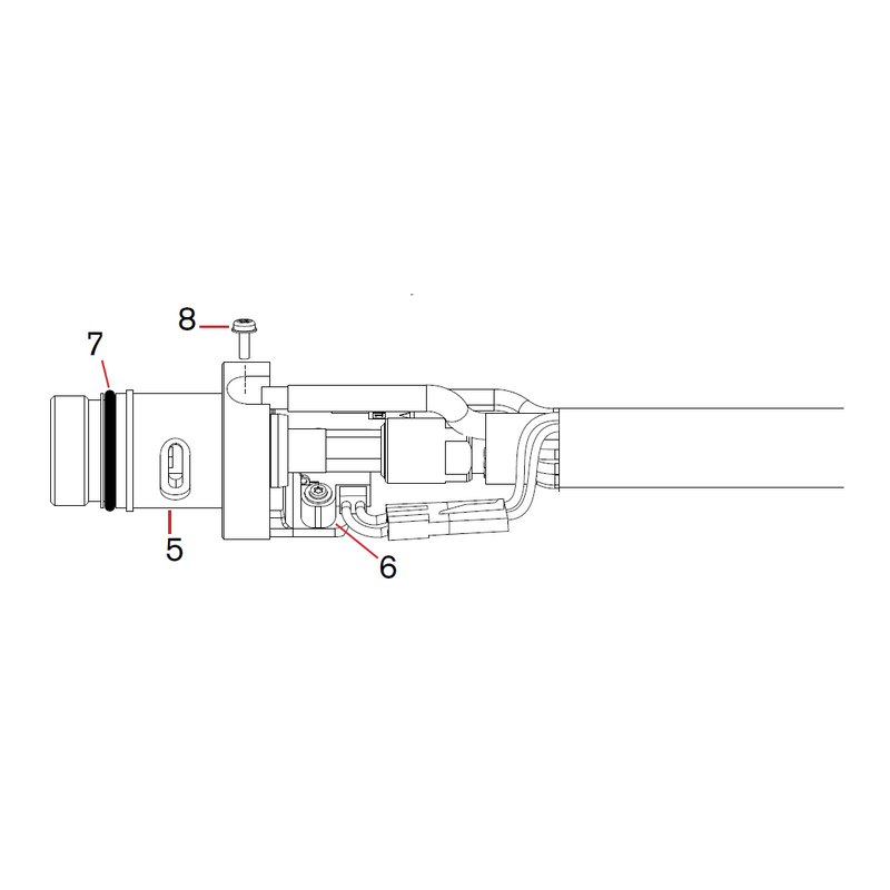 Hypertherm 075504 Duramax 180° Machine Torch Pilot-terminal screw