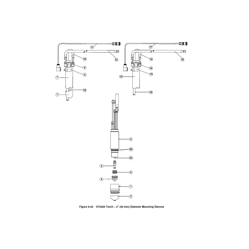 Hypertherm 128367 Stainless Steel Machine Torch