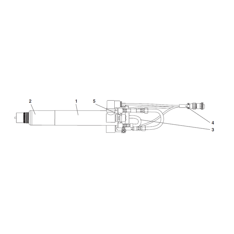 Hypertherm 128369 Stainless Steel Machine Torch - LHF