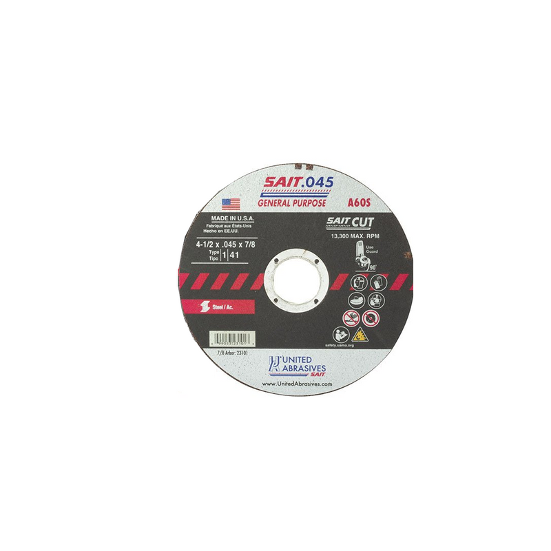 United Abrasives A60S General Purpose Cutting Wheel 23101