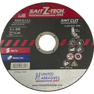 United Abrasives Z-Tech™ High Performance Cutting Wheels 23325
