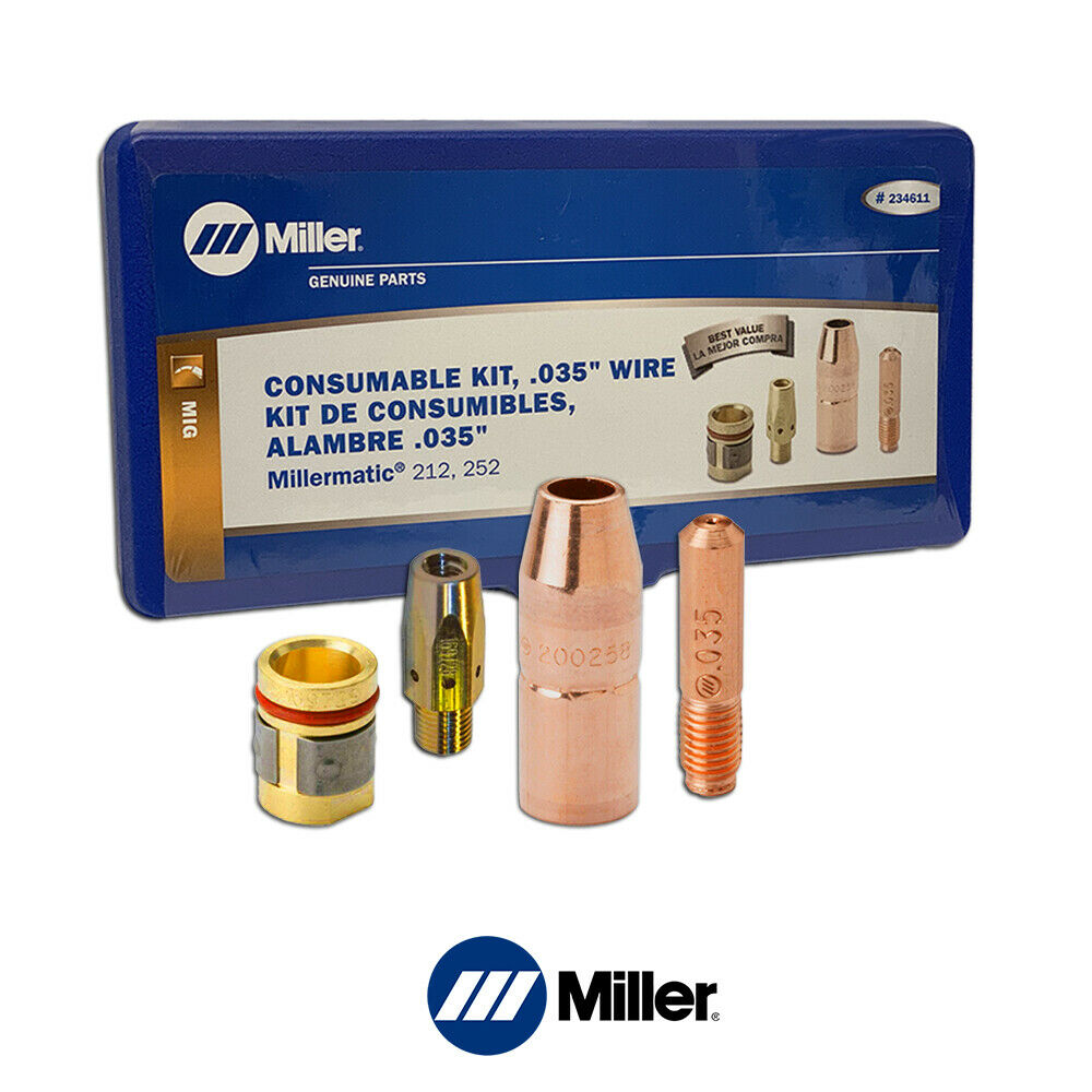Miller MIG Gun Consumable Kit, .035 Wire 234611 – Arc Solutions, LLC