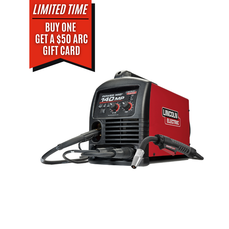 Lincoln Electric Power MIG® 140 MP Multi-Process Welder K4498-1 *Free $50 Arc Gift Card