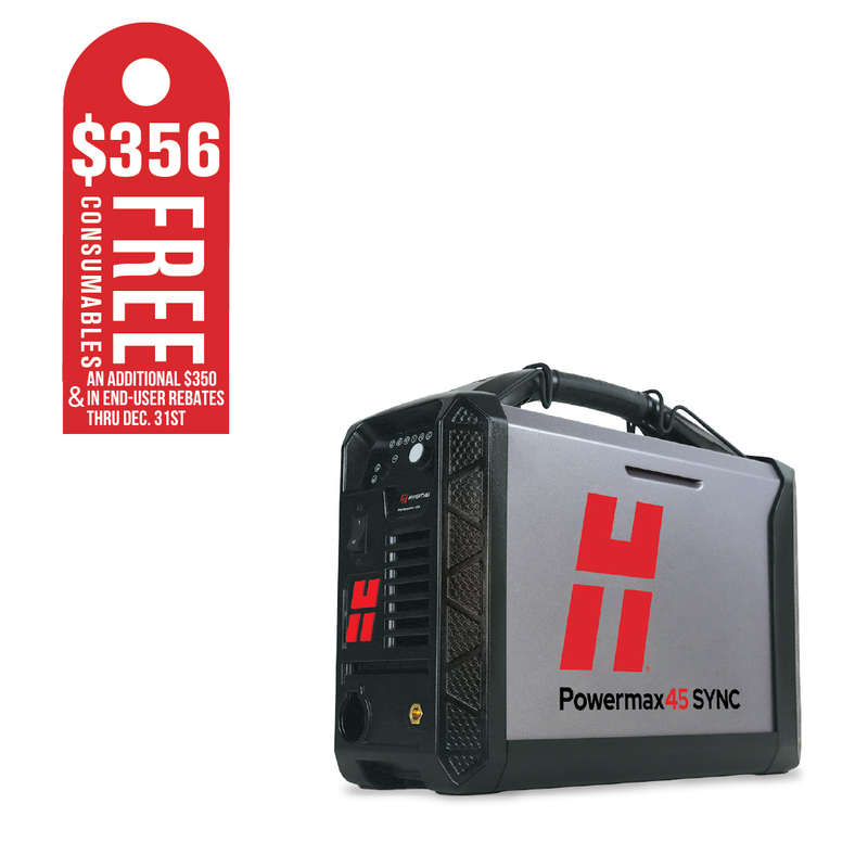 Hypertherm Powermax45 SYNC CSA HS 230V/CPC/75° TCH 20&