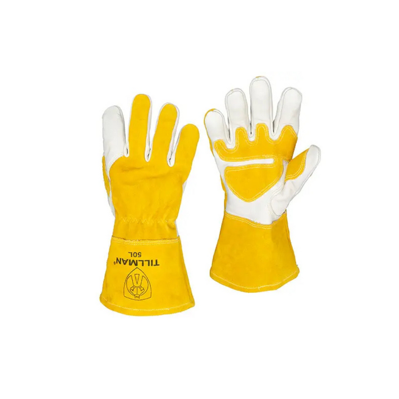 Tillman Reinforced MIG Welding Gloves – Premium Cowhide Protection with Extended Durability 50XL