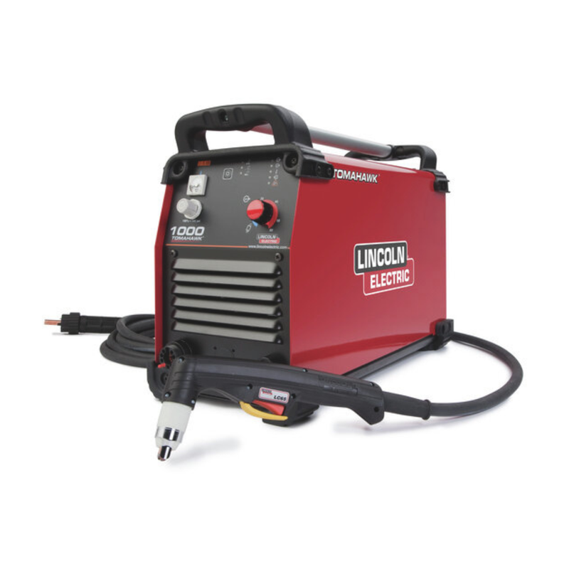 Lincoln Electric Tomahawk® 1000 Plasma Cutter with 25 ft (7.6 m) Hand Torch K2808-1 & Single Cylinder Rolling Cart