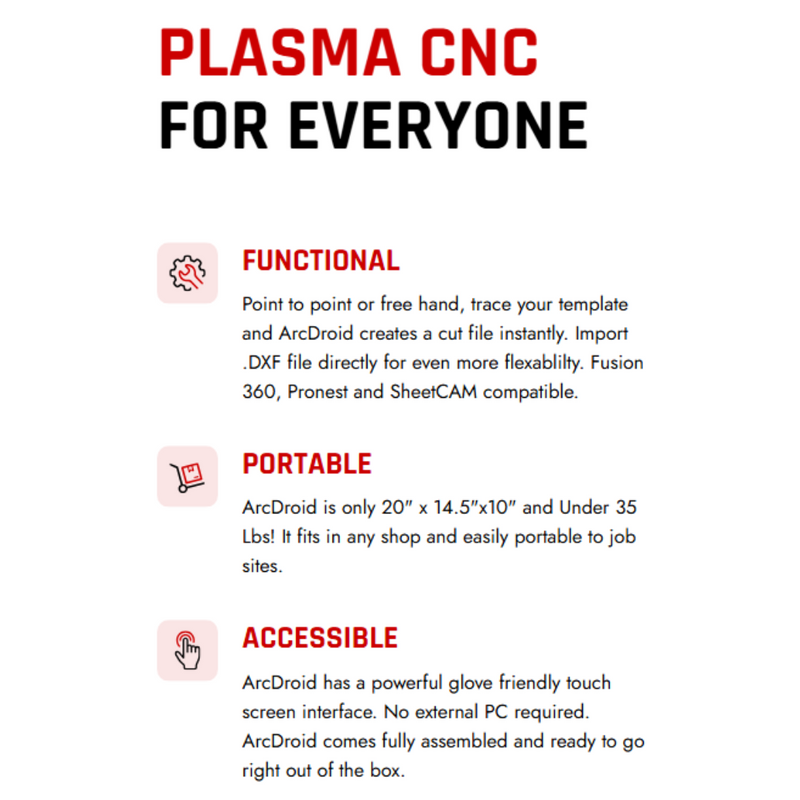 ArcDroid™ CNC Plasma Robot