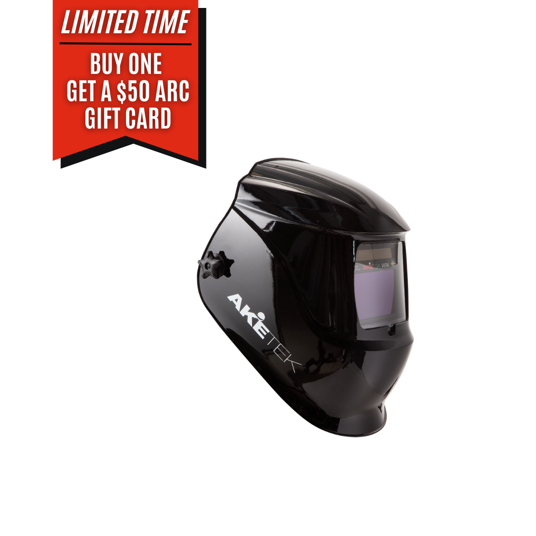 Aketek™ View Black Welding Helmet 20002 *Free $50 Arc Gift Card After Purchase