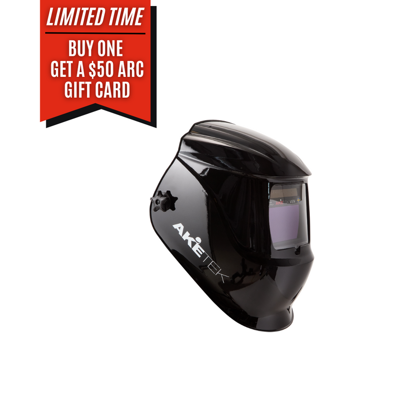 Aketek™ View Black Welding Helmet 20002 *Free $50 Arc Gift Card