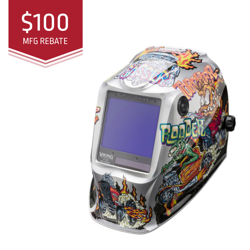 Lincoln 3350 Viking™ Hot Rodders Welding Helmet K4440-4 – Arc
