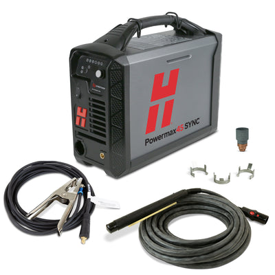 Hypertherm Powermax45 SYNC CSA MS 230V/CPC/180° TCH 25' (088580) w/Free Cartridge Reader & Gifts