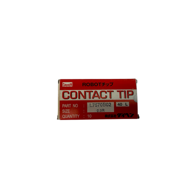 OTC Daihen Robot Contact Tip 0.9MM (.035) 40L, L7250B02, 10 Pack