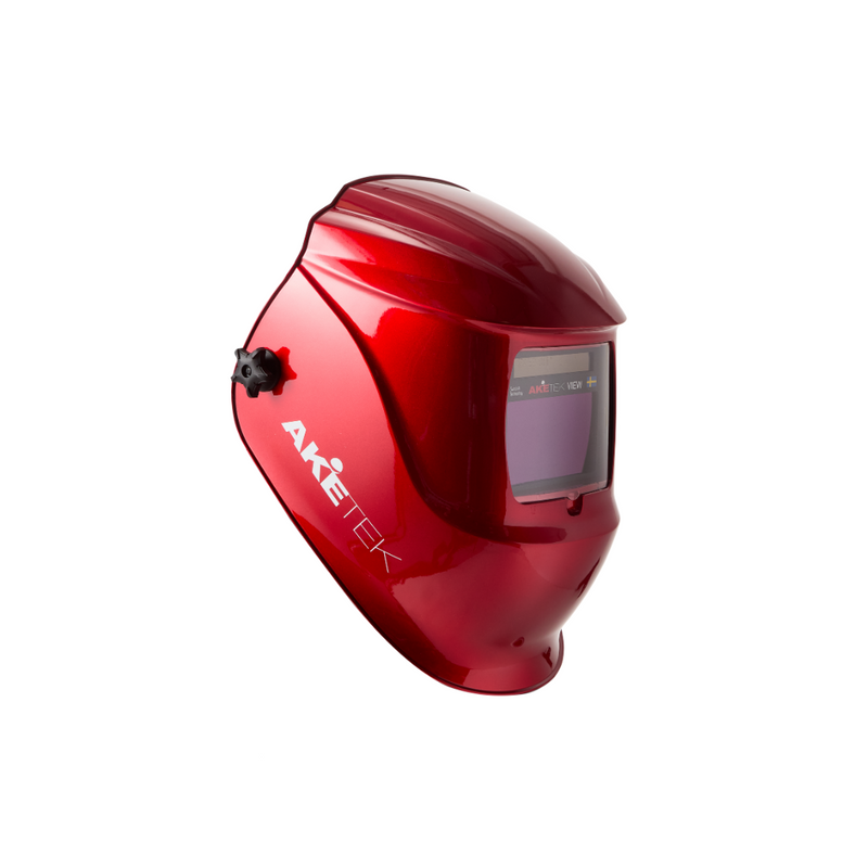 Aketek® VIEW Metallic Red Welding Helmet 20005