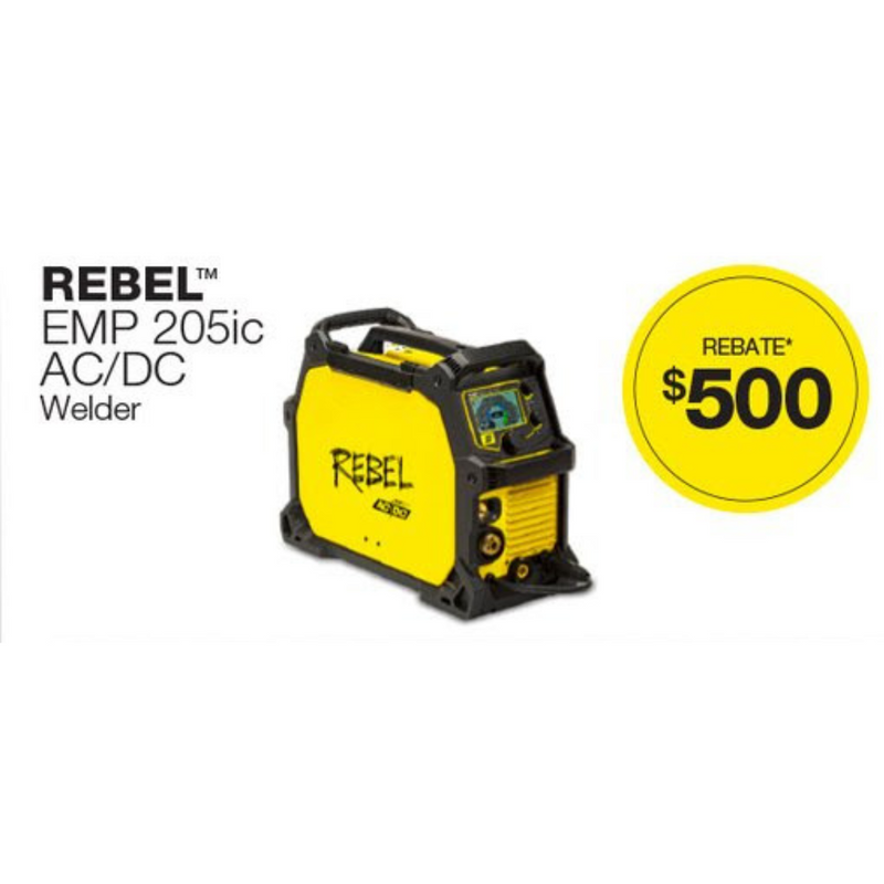 ESAB Rebel™ EMP 205ic AC/DC 0558102553 *$500 REBATE*