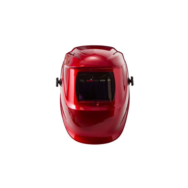 Aketek® VIEW Metallic Red Welding Helmet 20005