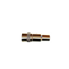 Metallic MIG welding nozzle used on MIG welding guns.
