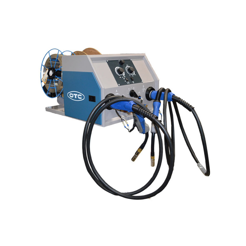 OTC Daihen Welbee Dual Manual 4-Drive Roll Wire Feeder | WF-25