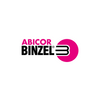 Black and pink Abicor-Binzel company logo.
