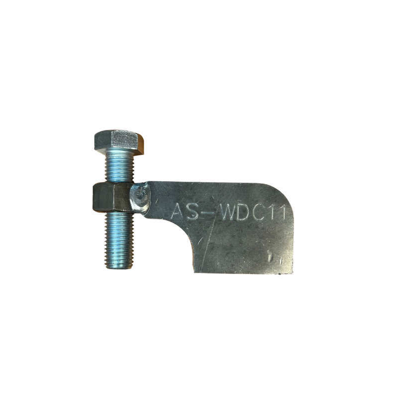 Weld Dog, Carbon Steel, 1" thick plate, Weld On Clamp