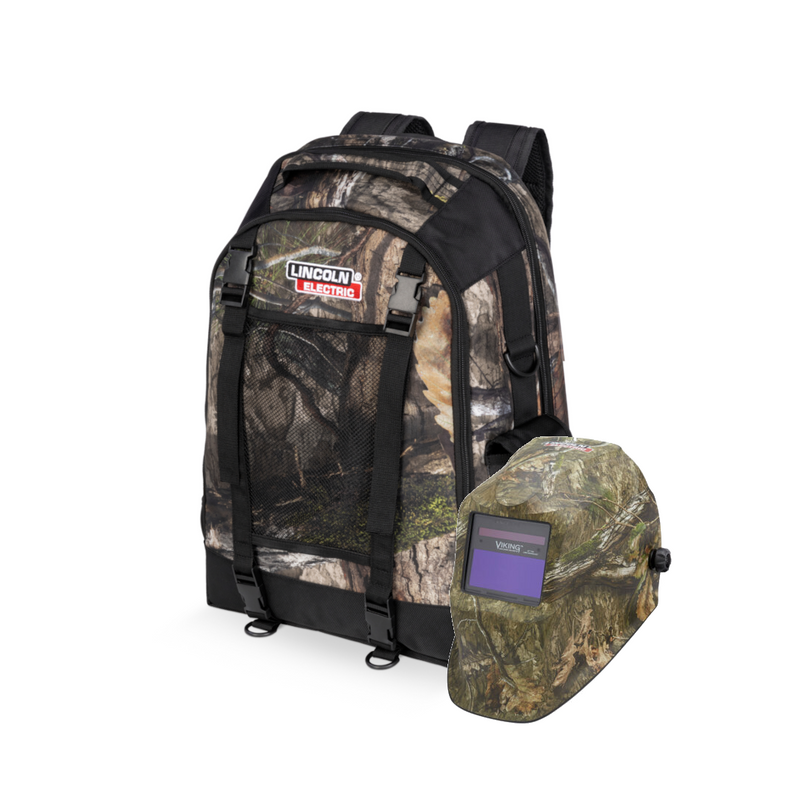 Lincoln Electric VIKING™ 1740 Mossy Oak Country DNA™ Welding Helmet and Back Pack Bundle