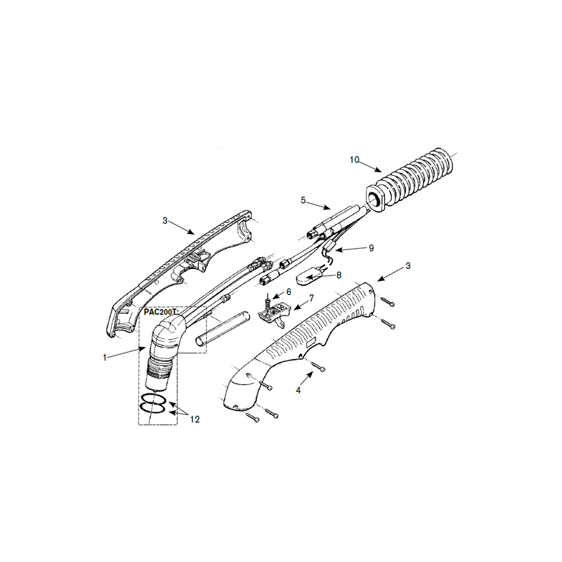 Hypertherm 120045 Torch Main Body