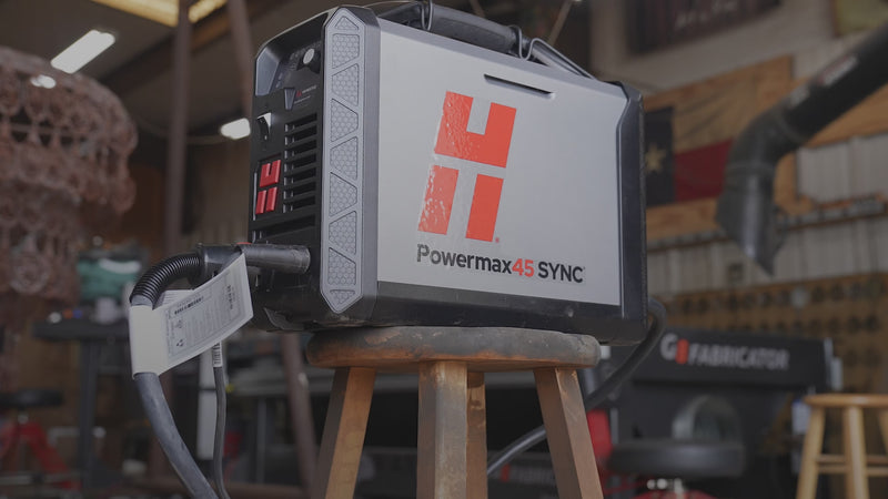 Hypertherm Powermax45 SYNC Plasma Cutter 230V CSA Power Supply with CPC Port and Voltage Divider (088583)