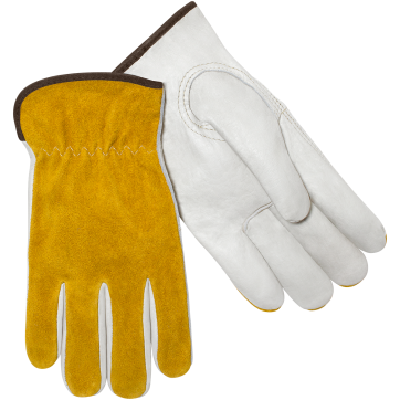 Steiner 0239 Premium Grain Cowhide Palm With Split Cowhide Back Drivers Gloves