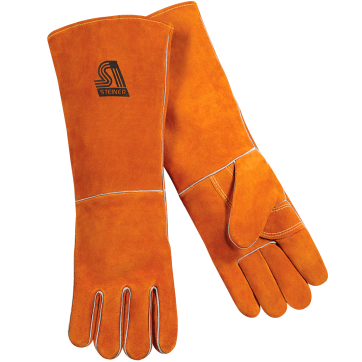 Steiner 21923 Standard Shoulder Split Cowhide Stick Welding Gloves - 23" Length, ThermoCore™ Foam Lined