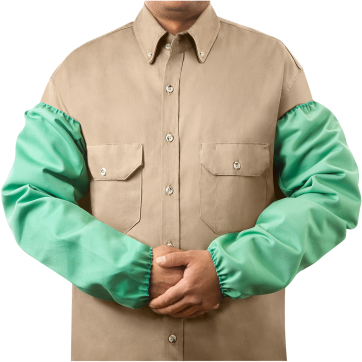 Steiner 1034-23EE 9 oz FR Cotton Sleeves - Standard Elastic - 23" Green