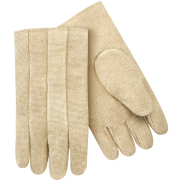 Steiner 07114 35 oz Vermiculite Coated Fiberglass Thermal Protective Gloves, Wool Insulated Lining, 14" Length