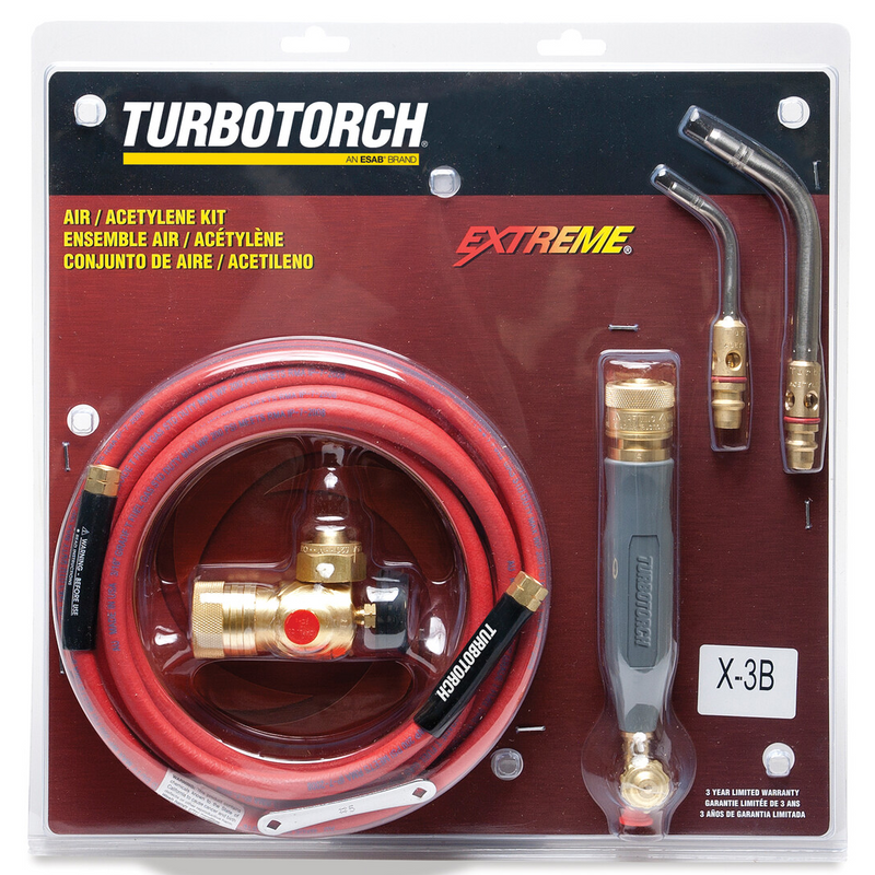 ESAB TurboTorch X-3B Torch Kit Swirl for B Tank Air Acetylene 0386-0335