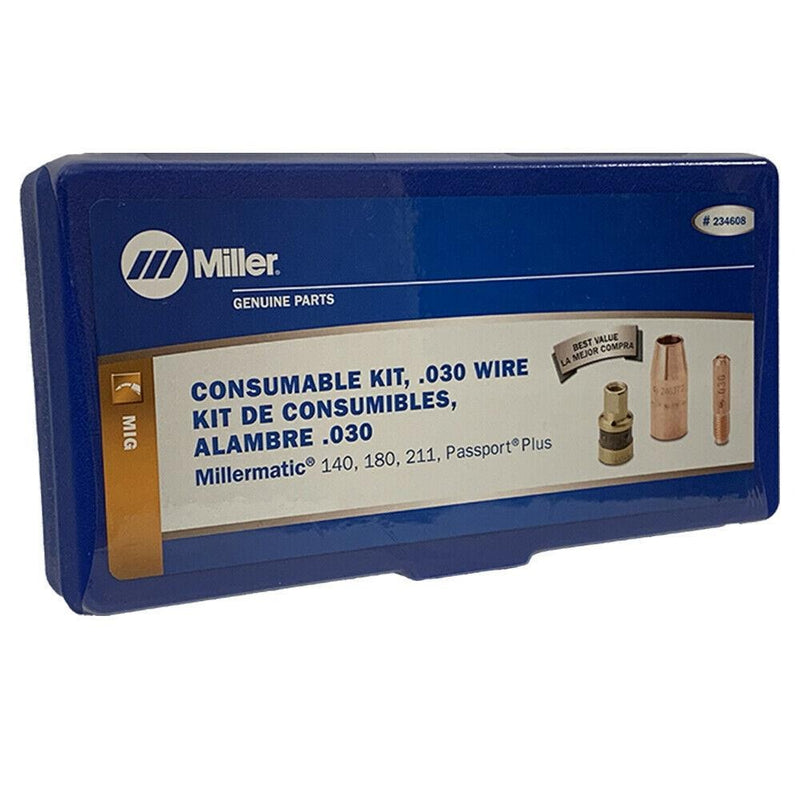Miller MIG Gun Consumable Kit, .030 Wire 234608