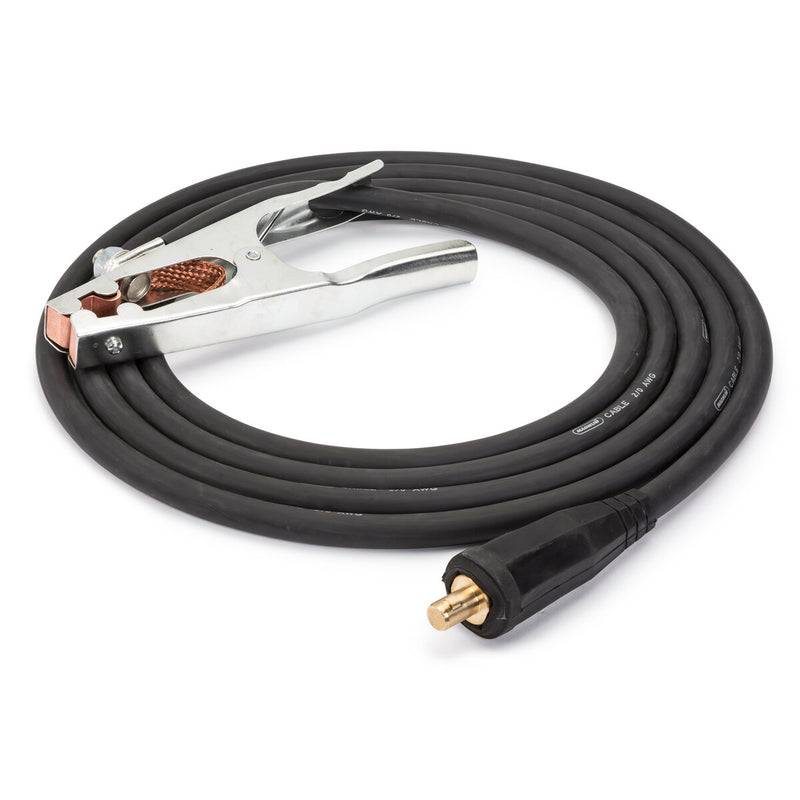 Lincoln Weld Cable Package - Work Lead - TM & GC500 Ground Clamp (2/0, 350A, 60%) - 15 ft (4.6 m) K1803-3