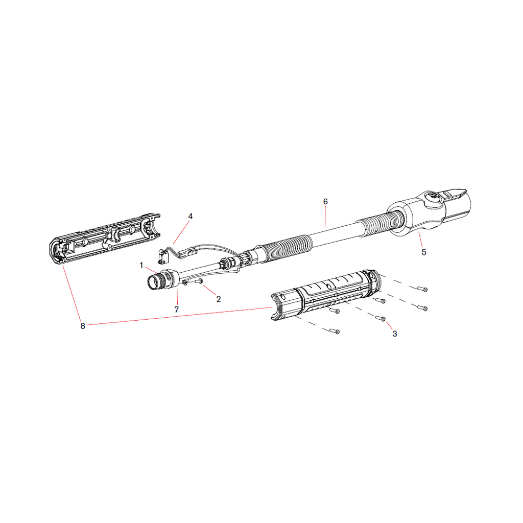 Hypertherm Kit: Duramax 180° Robotic Torch Lead Replacement 7.6 m