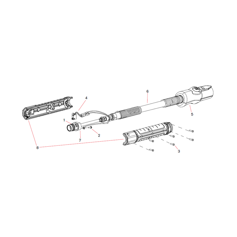 Hypertherm Kit: Duramax 180° Robotic Torch Lead Replacement 7.6 m (25&