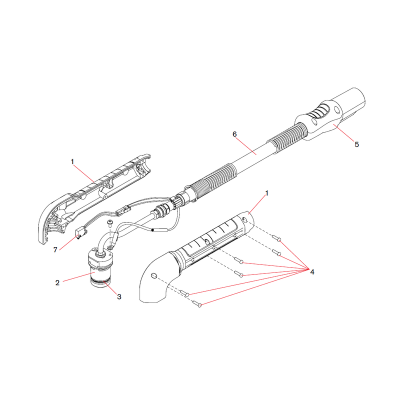 Hypertherm Kit: Duramax Hyamp 90º Robotic Torch Barrel Replacement