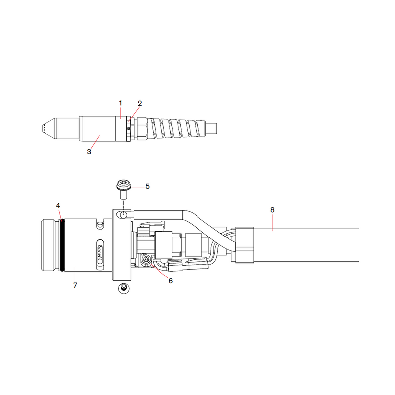 Hypertherm Kit: Duramax Hyamp 180° Mini Machine Torch Adapter Ring