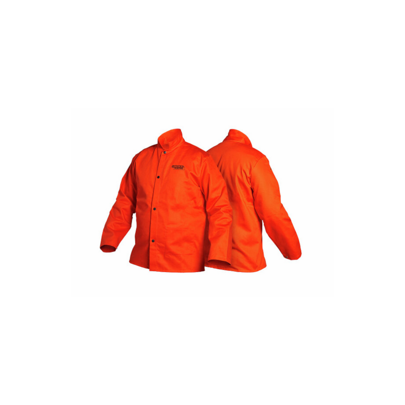Lincoln Electric Bright FR Cloth Welding Jacket - Safety Orange K4688