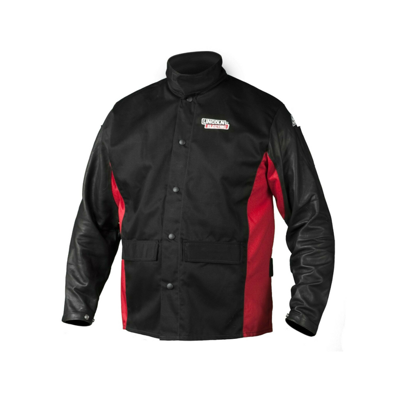 Lincoln Electric Shadow Grain Leather Sleeve Welding Jacket K2987